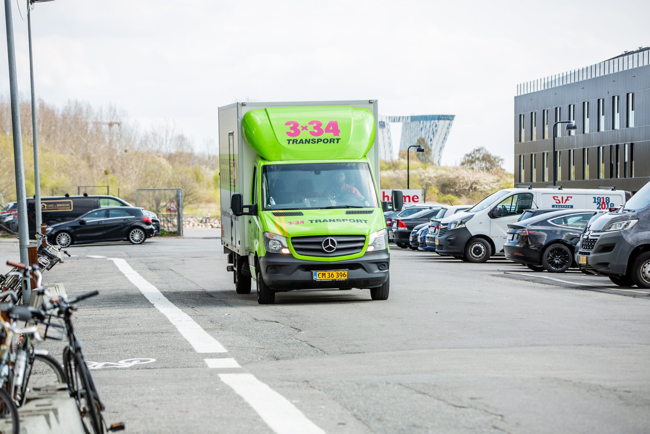 Transport i Danmark med 3x34